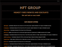 Tablet Screenshot of hftgroupfx.com